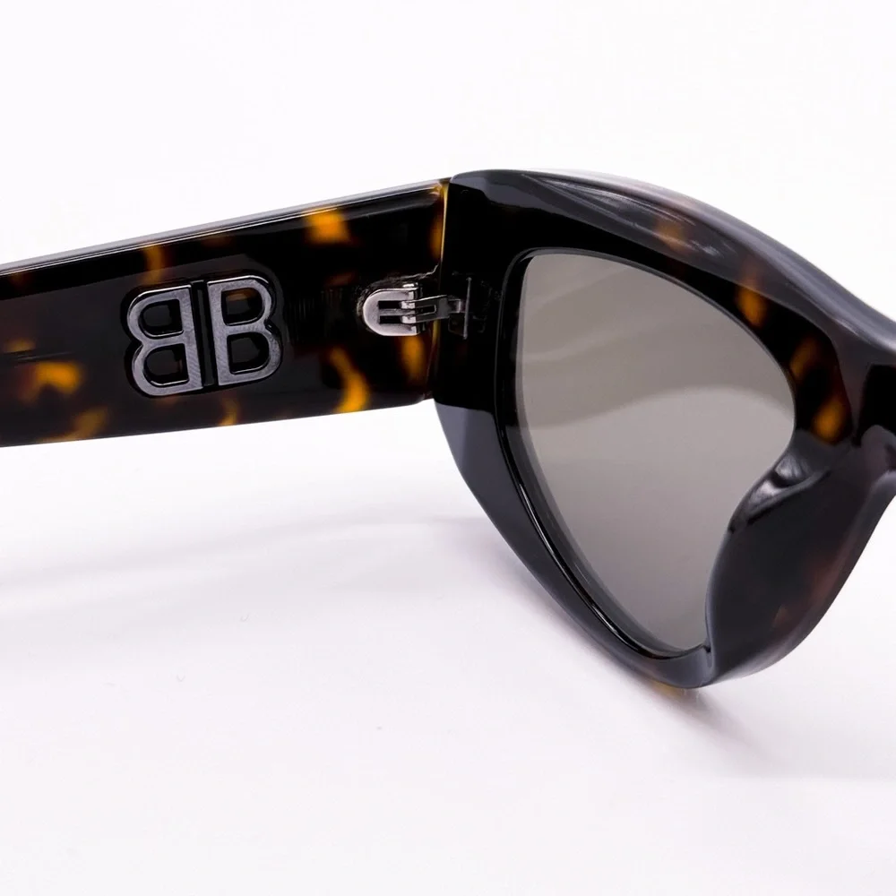 NEW BALENCIAGA BB0243S 002 CAT EYE UNISEX SUNGLASSES BALENCIAGA